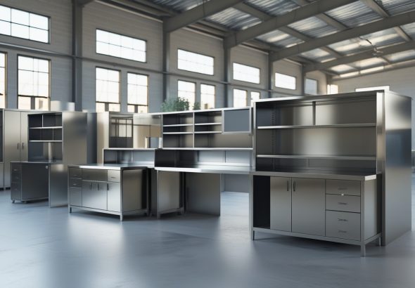 Industrial steel furniture