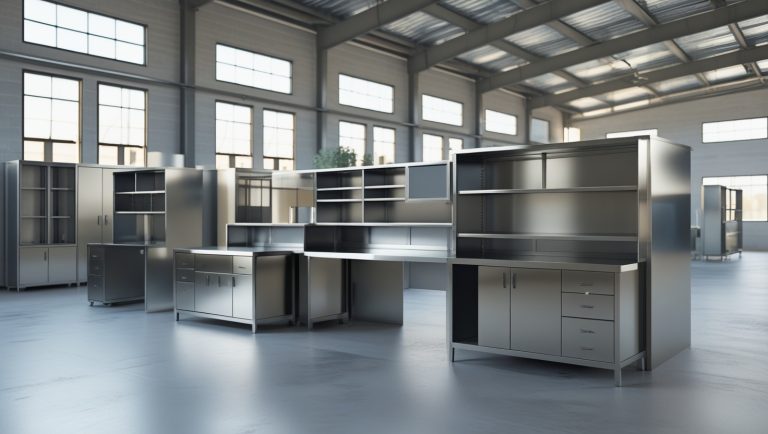 Industrial steel furniture