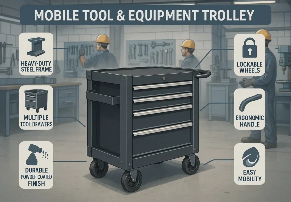 Mobile Tool and Equipment Trolleys