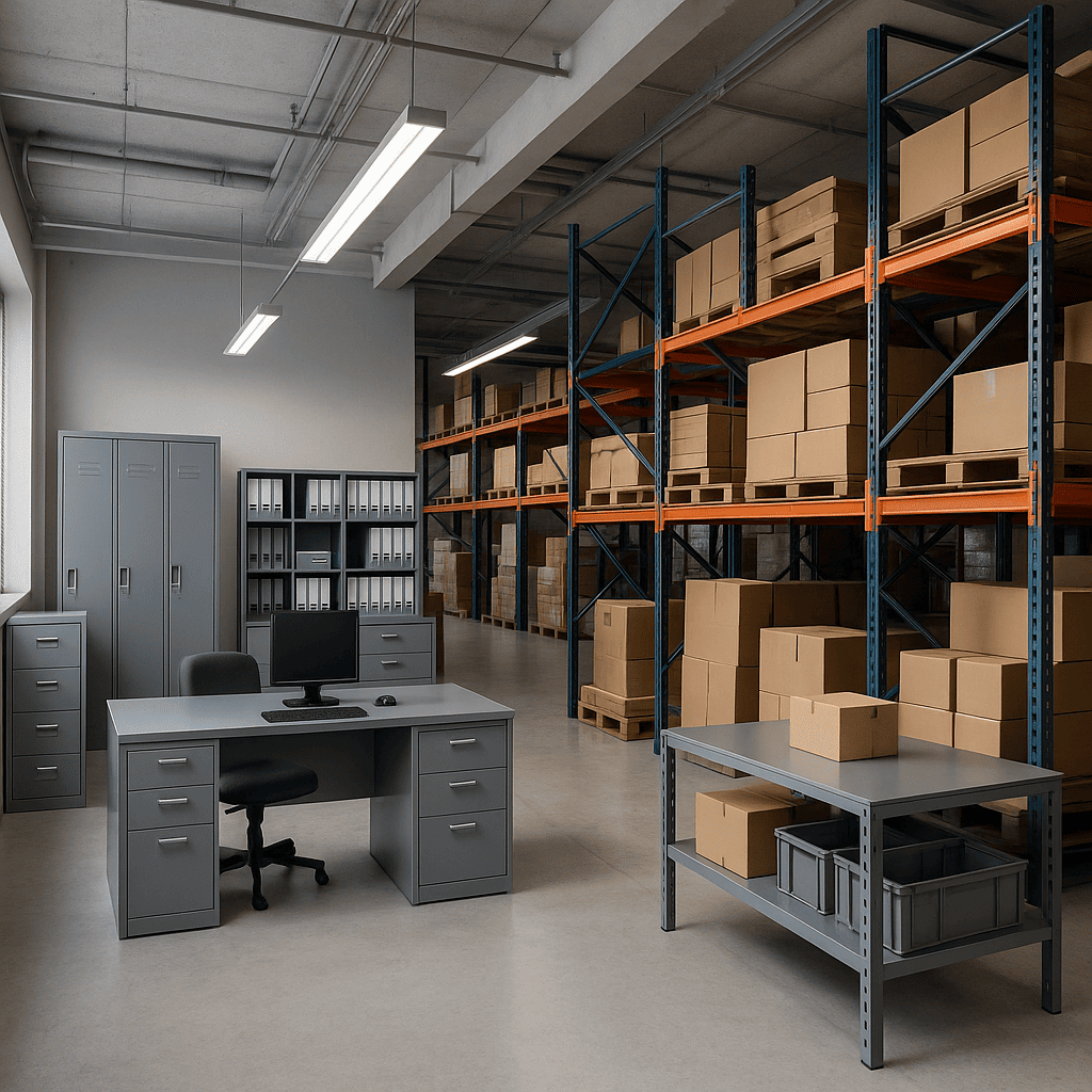 A good finish not only improves appearance but also protects furniture from corrosion, especially in warehouses where humidity and dust are common.