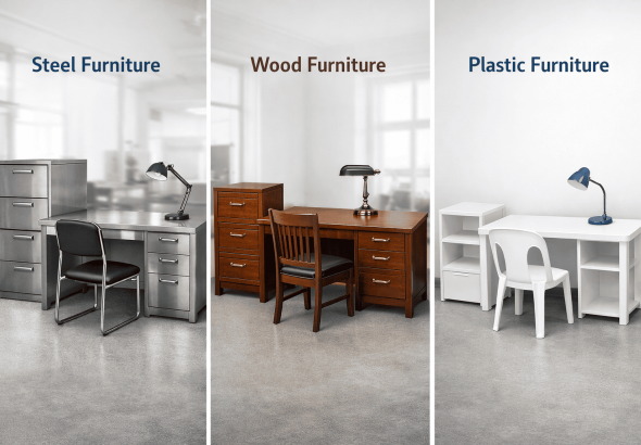 Steel Furniture vs Wooden & Plastic Furniture – Which Is the Better Choice?
